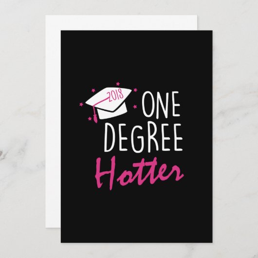 One Graree Hotter 2018 Afstuderen Day Kaart (Voorkant / Achterkant)