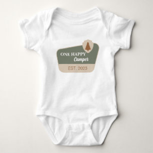 One Happy Camper 1e Verjaardag Babybody's & One Romper