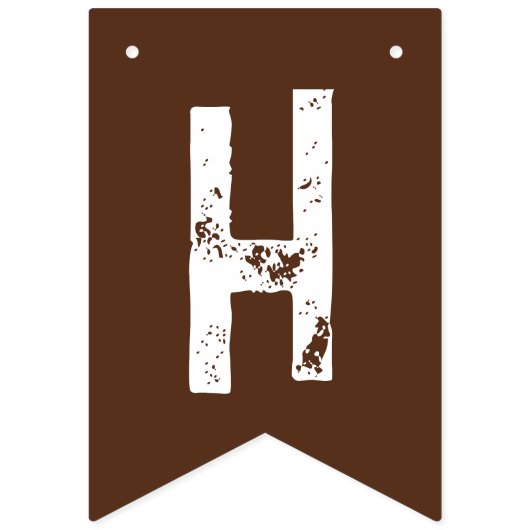 One Happy Camper Beer Forest Eerste Verjaardag Vlaggetjes (Tweede vlag)