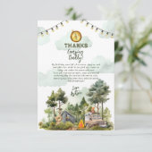 One Happy Camper Birthday Bedankkaart (Staand voorkant)