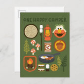 One Happy Camper Briefkaart (Voorkant / Achterkant)