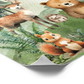 One Happy Camper Eerste Verjaardag 40x50 Welcome Poster (Hoek)