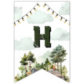 One Happy Camper First Birthday Vlaggetjes (Tweede vlag)