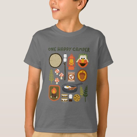 One Happy Camper T-shirt (Voorkant)