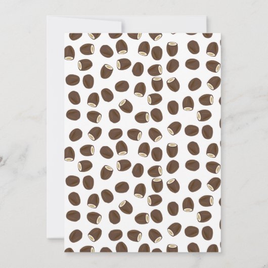 One Happy Coconut Invite 1st Summer Birthday Kaart (Achterkant)