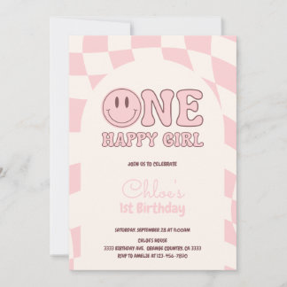 One Happy Girl Invitation