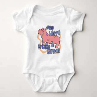 One Happy Hippo Baby Creeper Romper