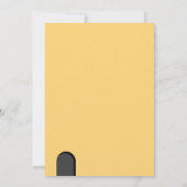 One Happy Mouse Invite 1st Cute Birthday Kaart (Achterkant)