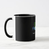 One Home Make Gaia Great Again Black Coffee Mug (Gauche)