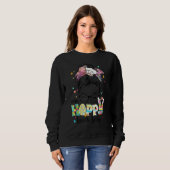 One Hoppy Lunch Lady Cafeteria redacteuse Trui (Voorkant volledig)