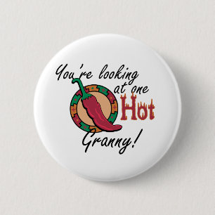 One Hot Granny Ronde Button 5,7 Cm