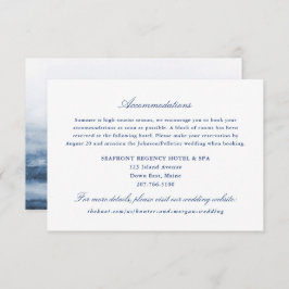 One Hotel Accommodations Insert Card - Penobscot Informatiekaartje