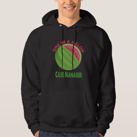One in a Melon Case Manager Watermelon Retirement Hoodie (Voorkant)