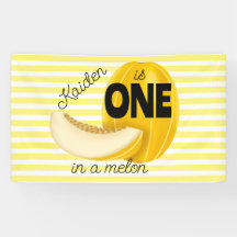 One in a Melon First 1st Birthday Party
