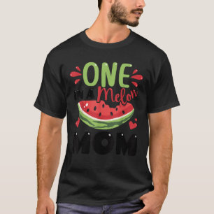 One in a Melon Moeder Zomer Verjaardagsfeest Match T-shirt