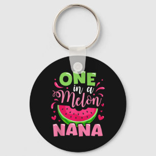 One In A Melon Nana Zomer Verjaardagsfeestje Famil Sleutelhanger