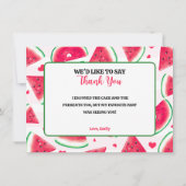 One In A Melon Premier 1er anniversaire Carte de r (Dos)