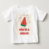 One in a Melon - Watermelon Design + Be Happy Back (Voorkant)