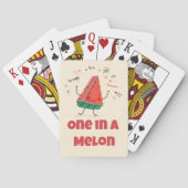 One in a Melon - Watermelon Jeu de cartes Design (dos)