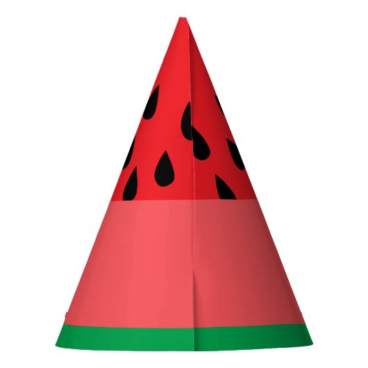 One in a Melon Watermelon Thema Verjaardag Feesthoedjes (Achterkant)