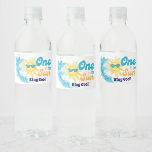One in the Sun Beach Verjaardagsfeestje – Blijf Ko Waterfles Etiket