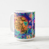 One Kind Word Fun Floral Koffiemok (Voorkant links)