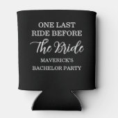 One Last Ride Black & White Drink Cooler (Achterkant)