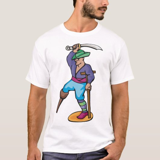 One Legged Pirate T-shirt (Voorkant)