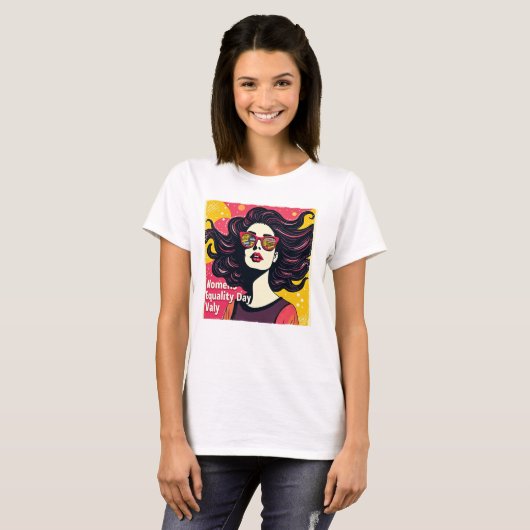 One Line, One Legacy – Women's Equality Day T-shirt (Voorkant volledig)