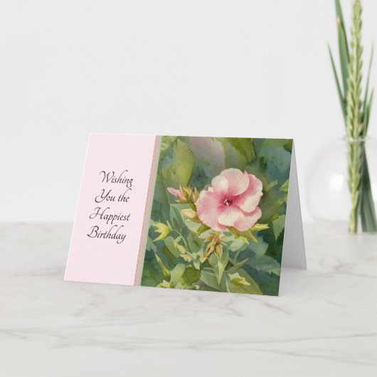 One Little Bloom - Carte Anniversaire (Devant)