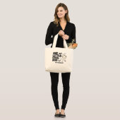 One Little Cool Boo Halloween 1e verjaardag Grote Tote Bag (Voorkant (model))
