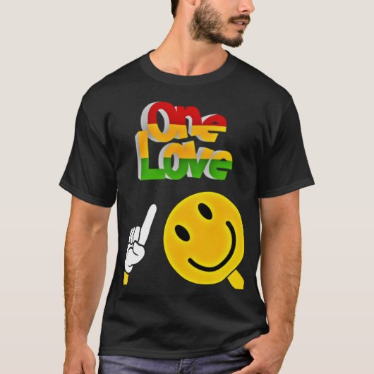"One Love-2" T-Shirt (Voorkant)
