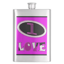 One love brite pink zeg het hardop flacon