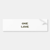 One Love Bumpersticker (Voorkant)