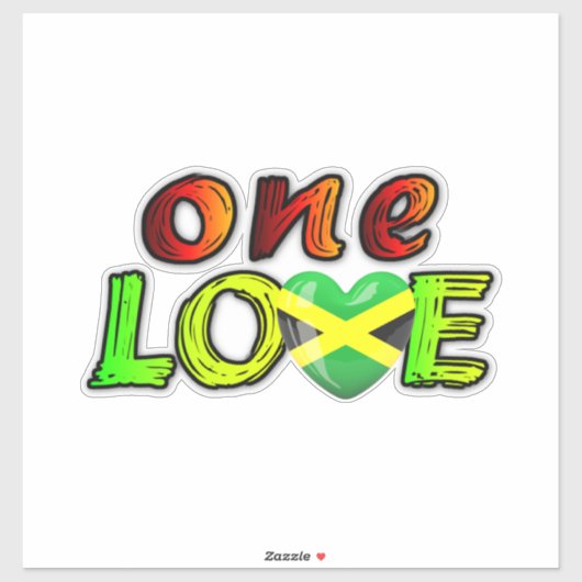 One Love Decal Sticker (Vel)