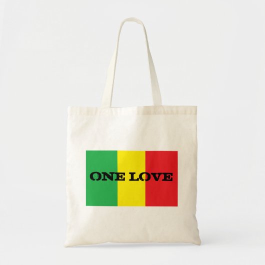 One Love Design Rasta Canvas tas (Voorkant)