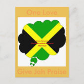 One Love Geef Jah Piedere Kaart (Voorkant)