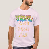 One Love Jamaica HoHoHo Christmas T-shirt (Devant)