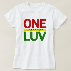 One Love Jamaica Red Gold Green T-shirt