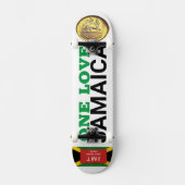 ONE LOVE JAMAICA Skateboard (Recto)