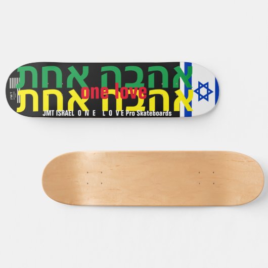 ONE LOVE JMT ISRAEL 1 8 1/4" Skateboard Deck (Horizontaal)