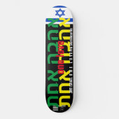 ONE LOVE JMT ISRAEL 1 8 1/4" Skateboard Deck (Voorkant)
