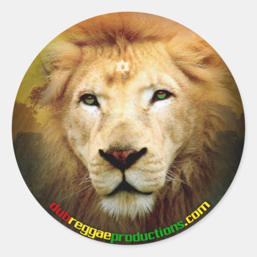 One Love Lion Sticker (Voorkant)