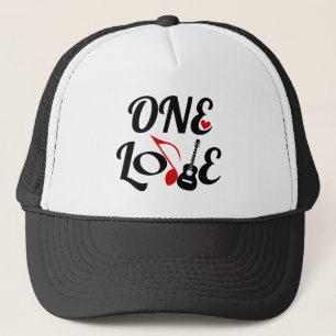 One Love Music Trucker Hat Pet