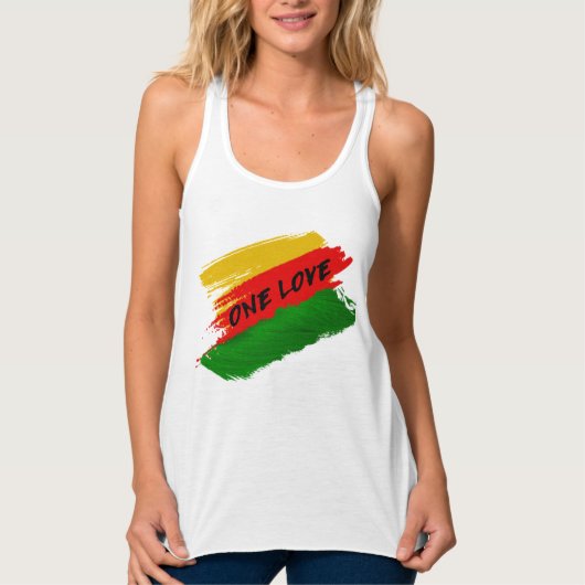 One Love Racer Back Top (Voorkant)