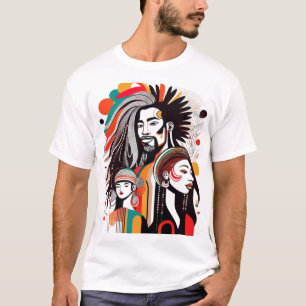 One Love Rasta Colors T-shirt