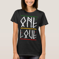 One Love Rasta Kleuren Reggae