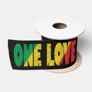 One Love Rasta Reggae Trouwtaart Lint