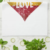 One Love Rastafari T-shirt Jamaica Retro G Theedoek (Gevouwen)