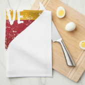 One Love Rastafari T-shirt Jamaica Retro G Theedoek (Quarter Fold)